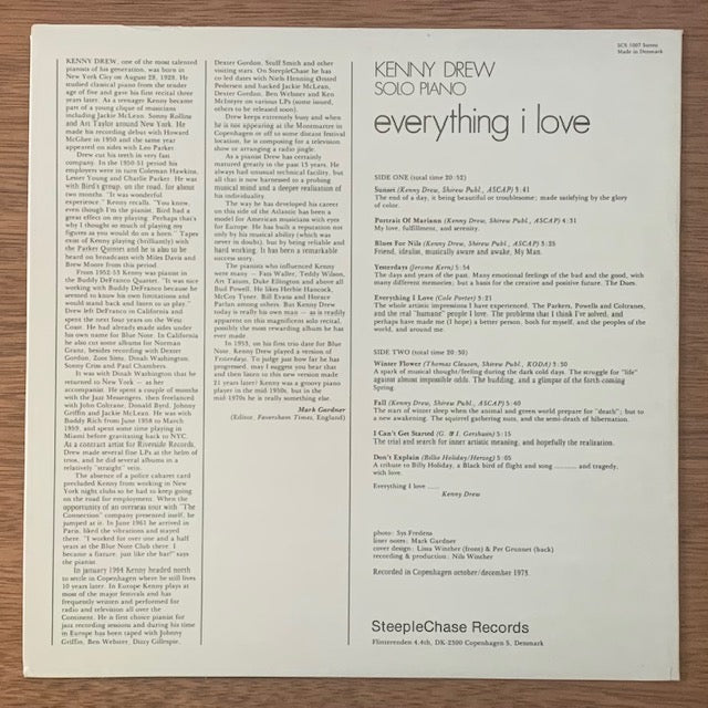 Kenny Drew-Everything I Love