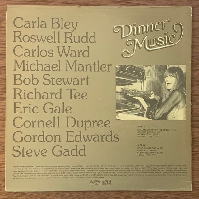 Carla Bley-Dinner Music