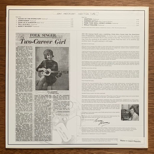 Joni Mitchell - Early Joni – 1963