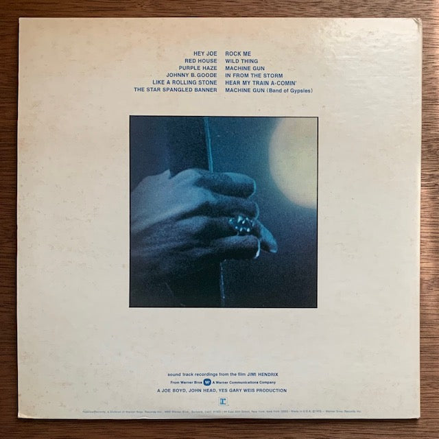 Jimi Hendrix - Sound Track Recordings From The Film "Jimi Hendrix"