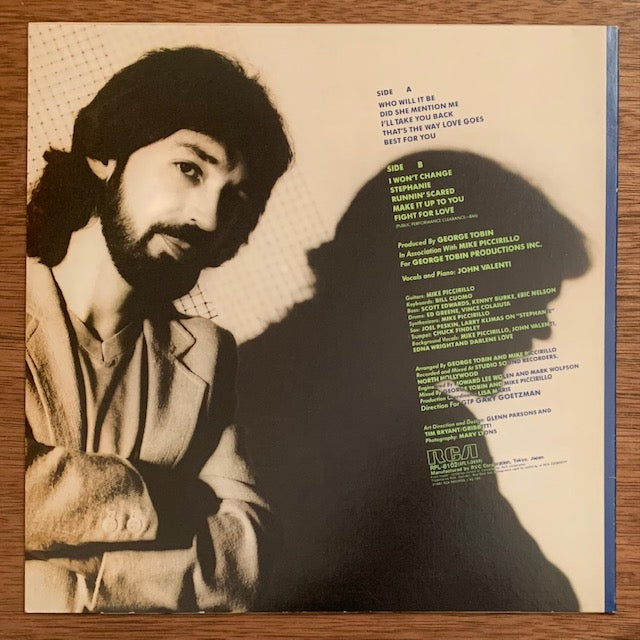 John Valenti - I Won't Change