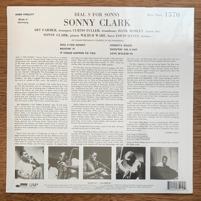 Sonny Clark - Dial "S" For Sonny