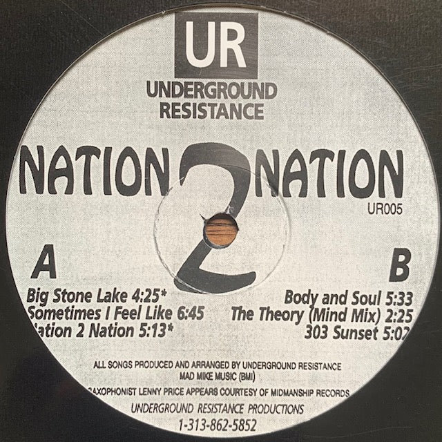 Underground Resistance - Nation 2 Nation