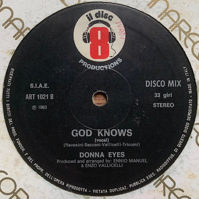 Donna Eyes - God Knows