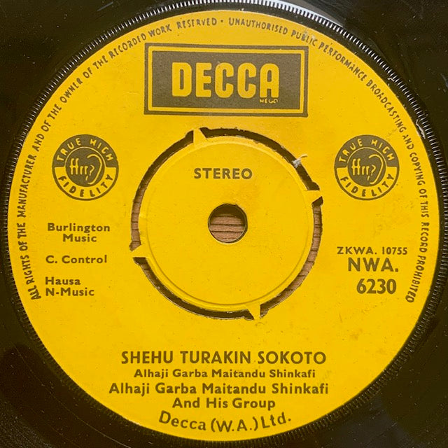 Alhaji Garba Maitandu Shinkafi And His Group - Shehu Turakin Sokoto