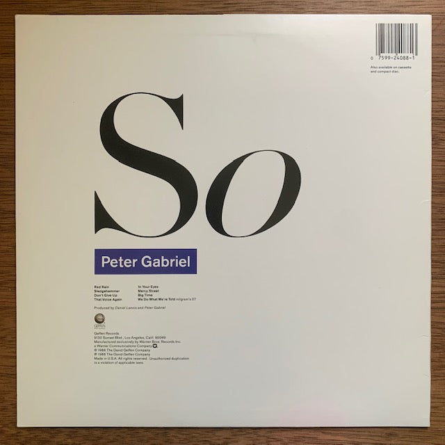 Peter Gabriel - So