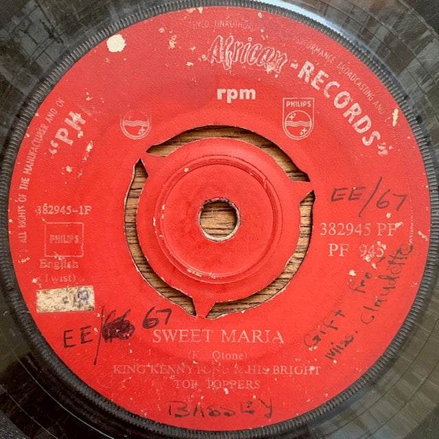 King Kennytone & His Bright Top Toppers - Sweet Maria