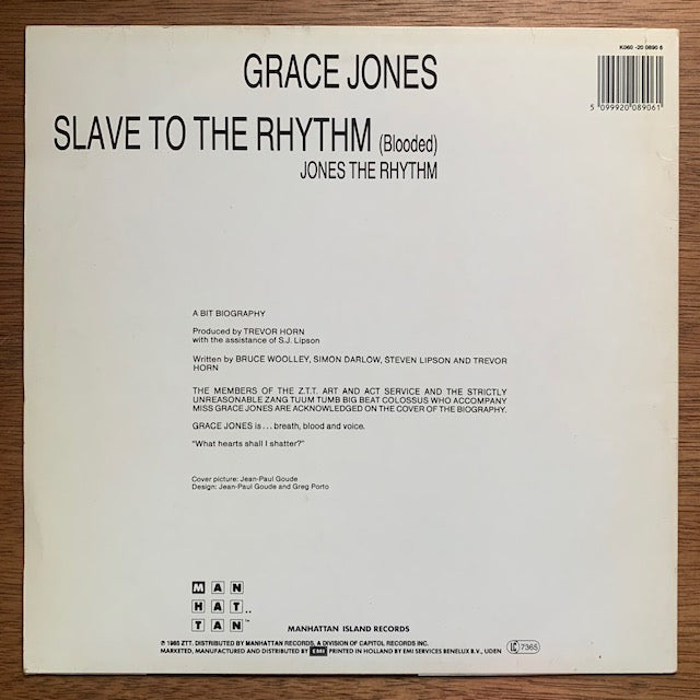 Grace Jones - Slave To The Rhythm
