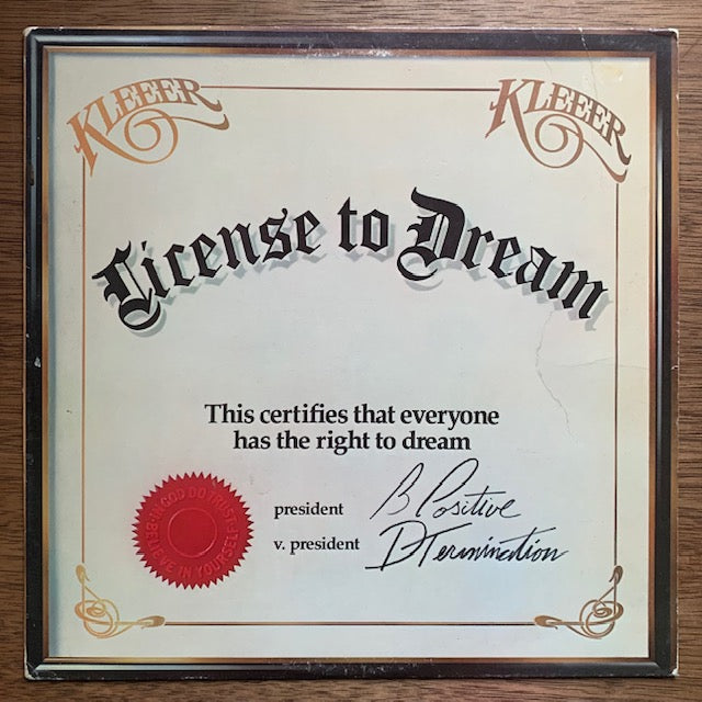 Kleeer - License To Dream