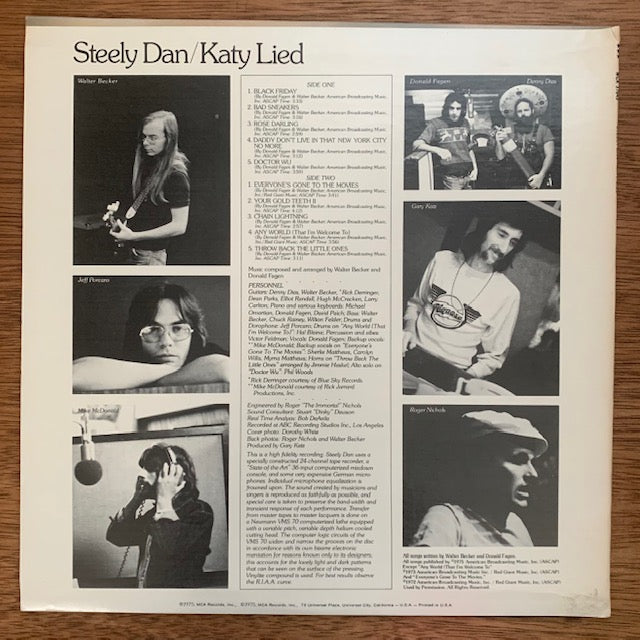 Steely Dan - Katy Lied (うそつきケイティ)