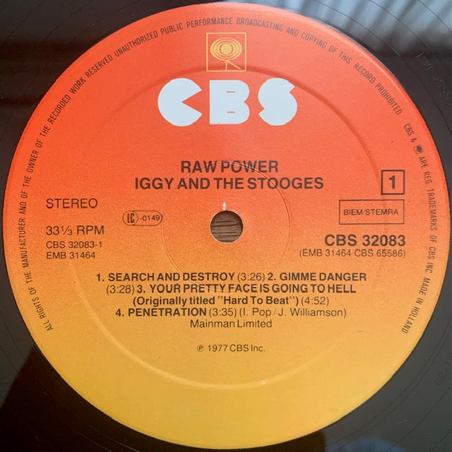 Iggy And The Stooges - Raw Power