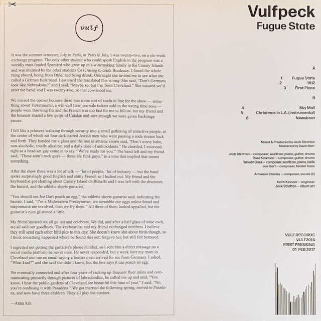 Vulfpeck - Fugue State