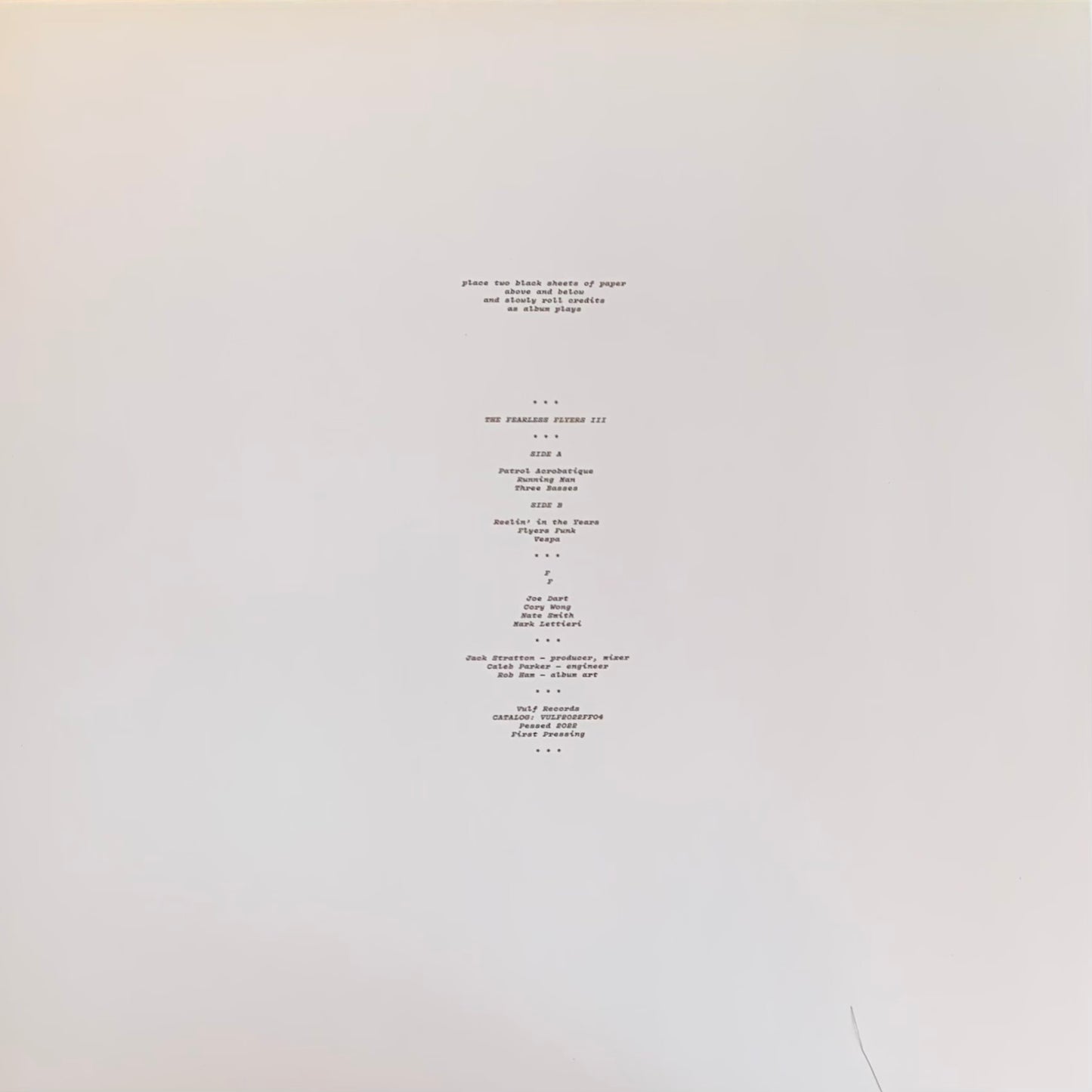 Fearless Flyers - The Fearless Flyers III