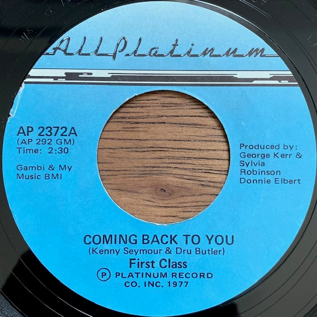 First Class - Coming Back To You
