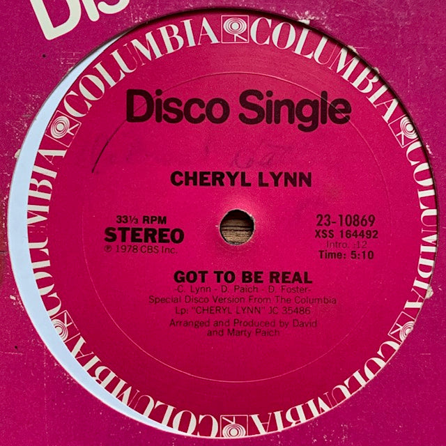 Cheryl Lynn - Got To Be Real
