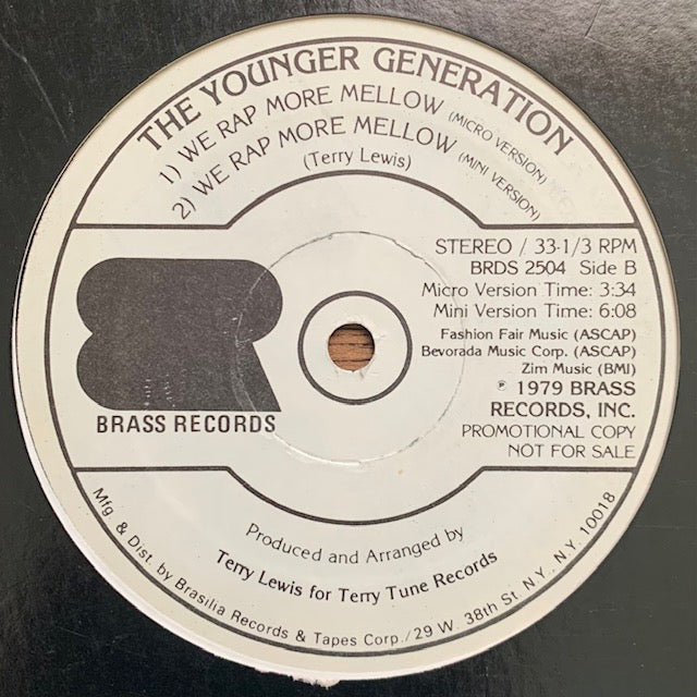 Younger Generation - We Rap More Mellow