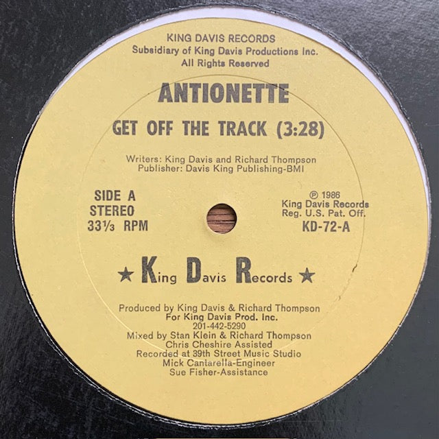 Antionette - Get Off The Track