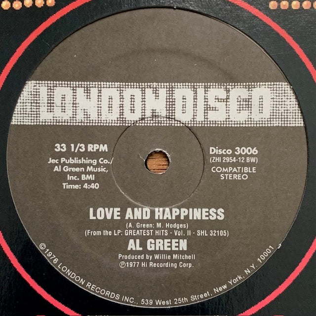 Al Green - Love And Happiness