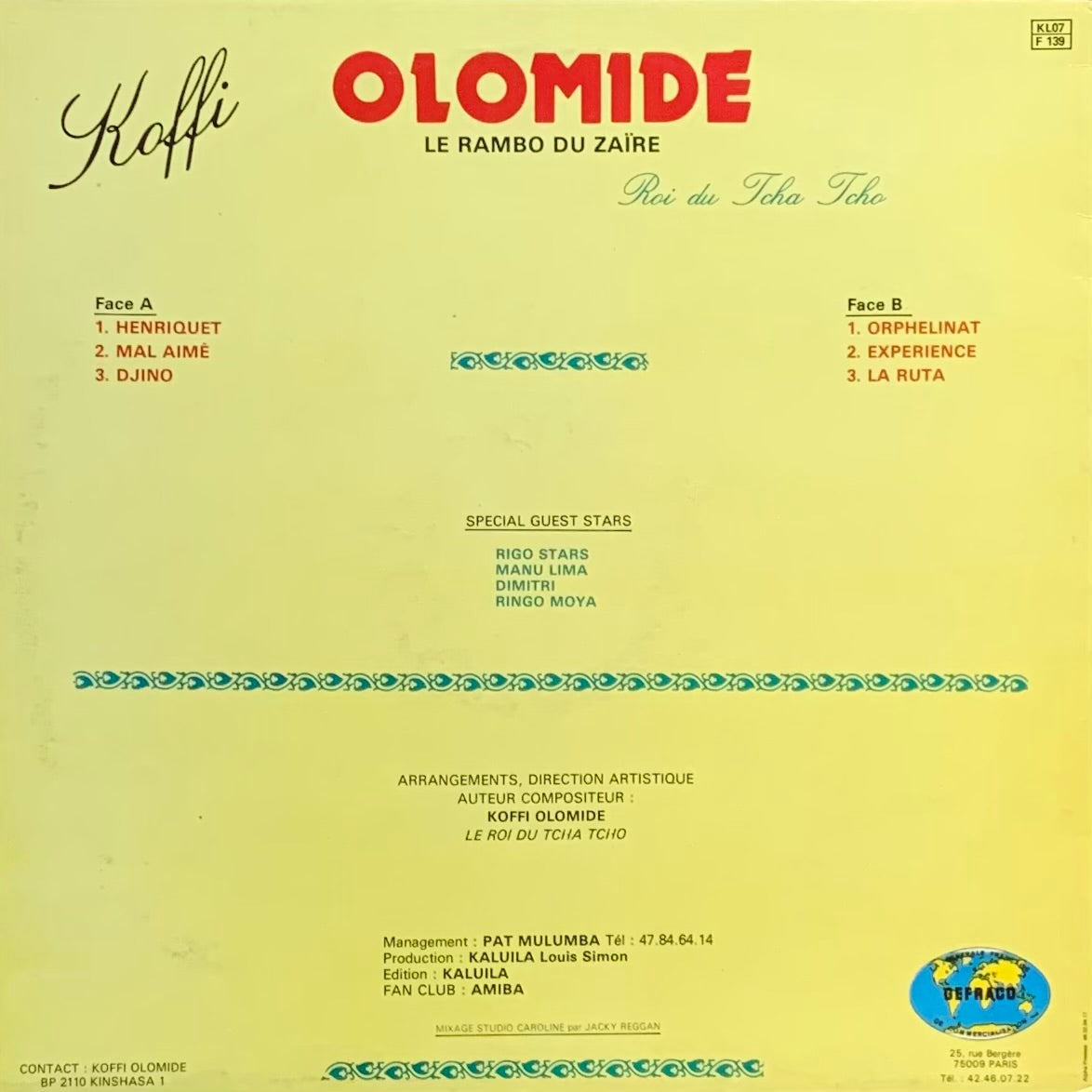 Koffi Olomide - Henriquet