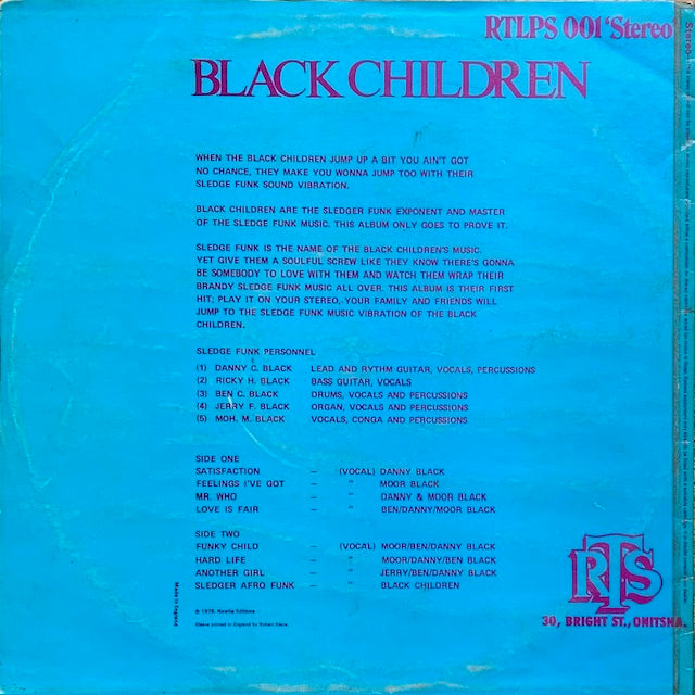 Black Children Sledge Funk Group - Love Is Fair