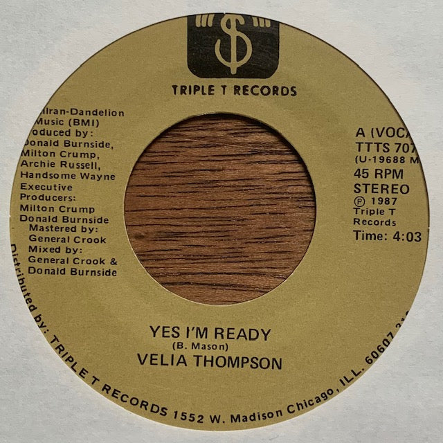 Velia Thompson - Yes I'm Ready