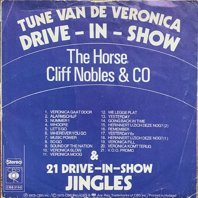 Cliff Nobles & Co - Tune Van De Veronica Drive-In-Show