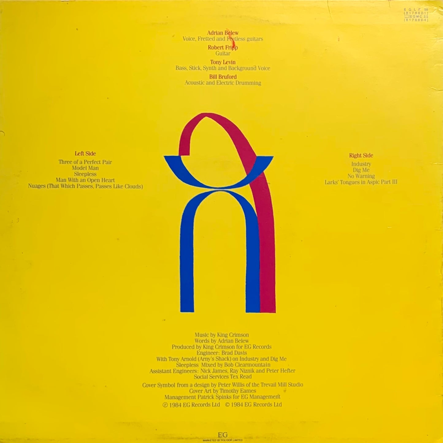 King Crimson - Three Of A Perfect Pair