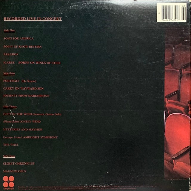 Kansas - Two For The Show