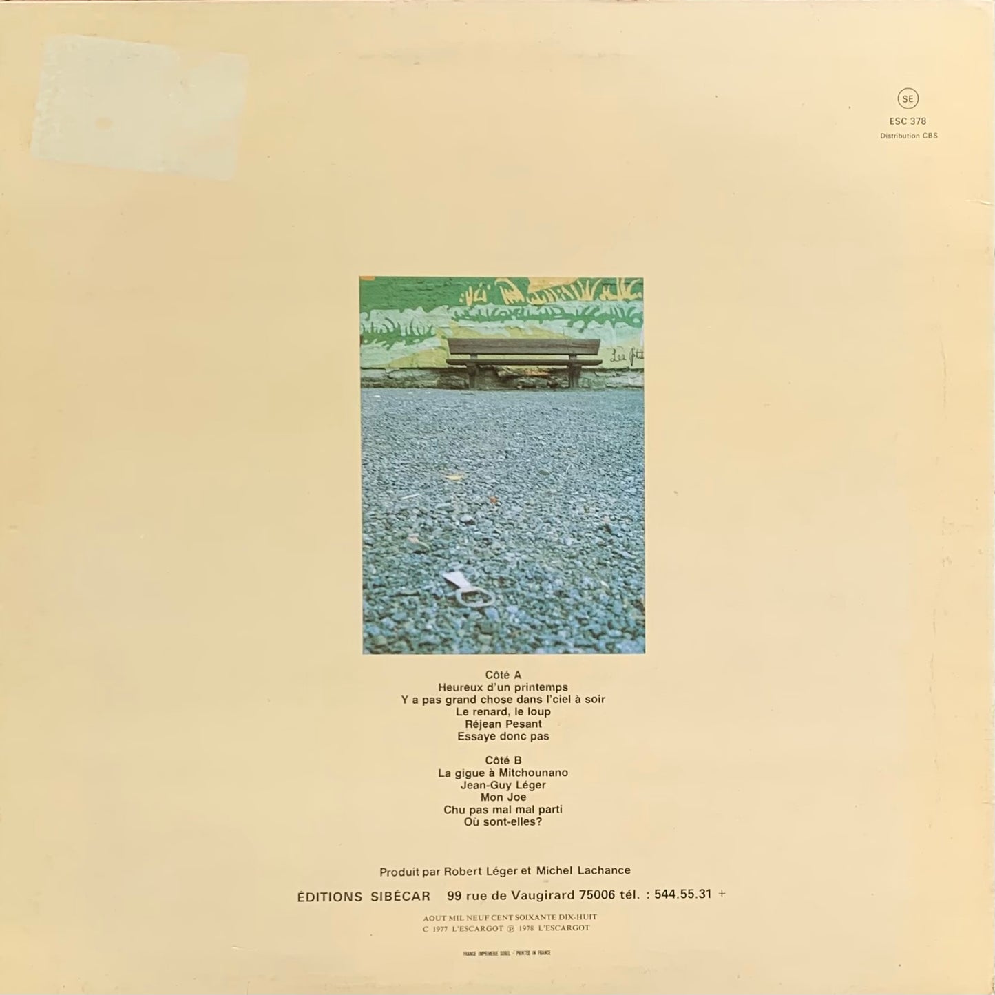 Paul Piche - A Qui Appartient Le Beau Temps?