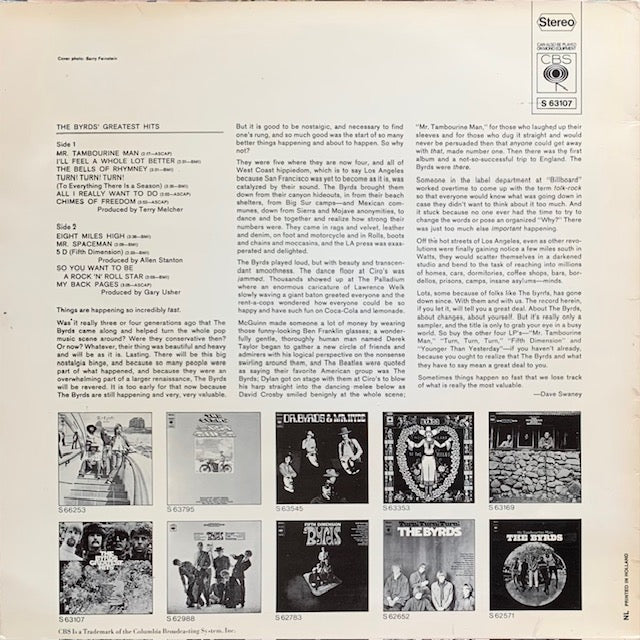 Byrds - The Byrds' Greatest Hits