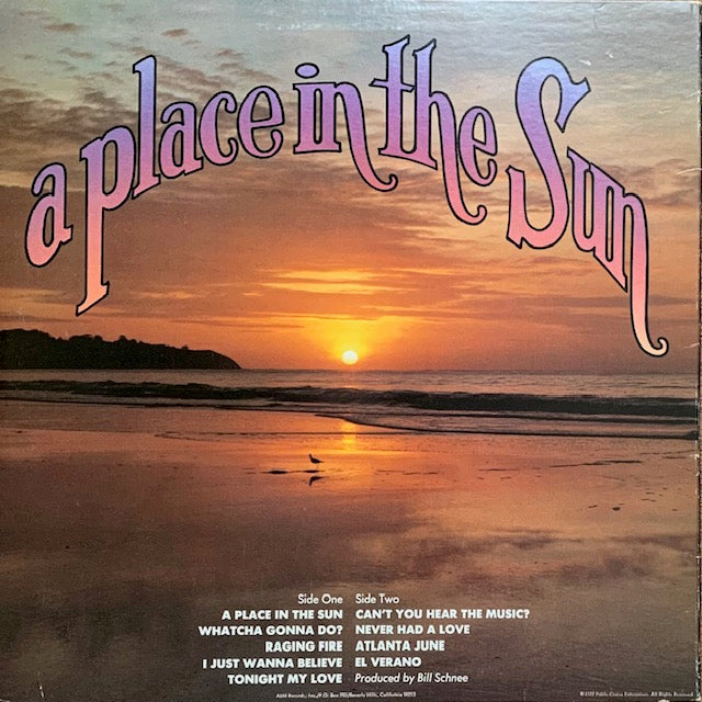Pablo Cruise - A Place In The Sun