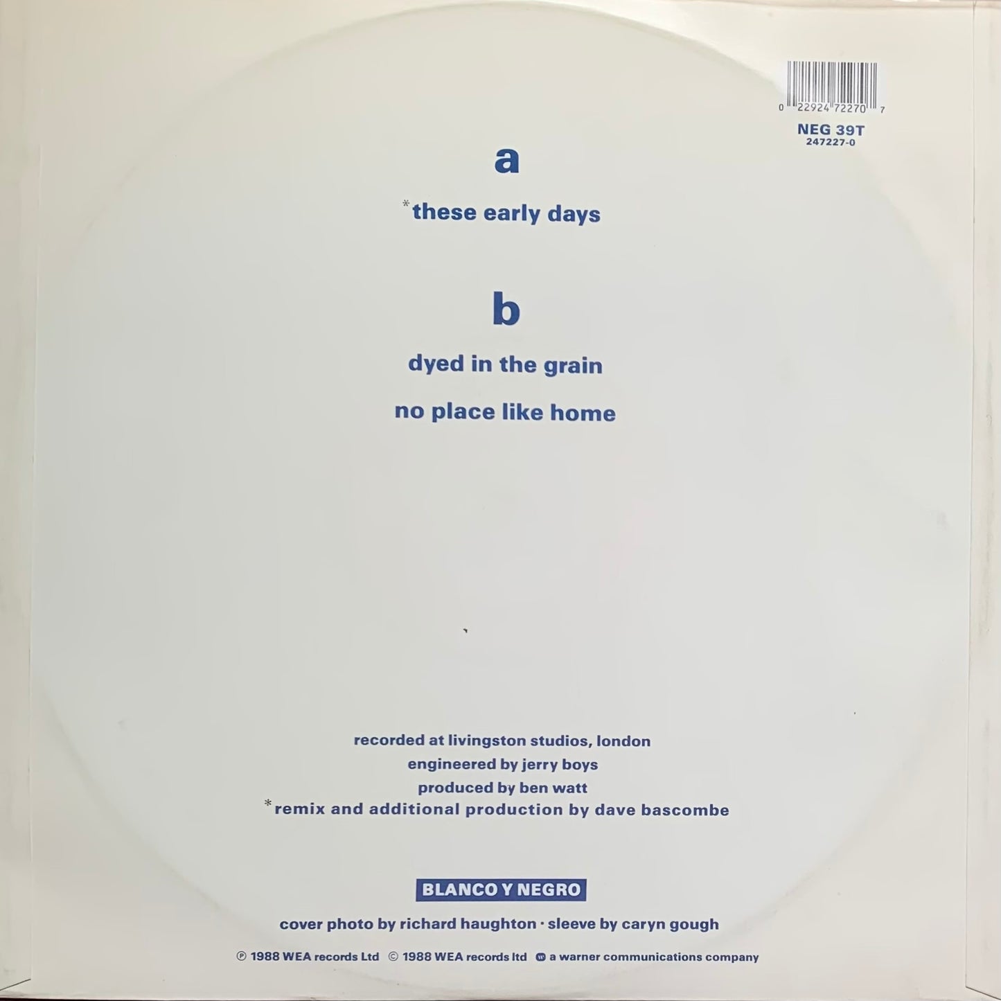 Everything But The Girl - These Early Days (A Remix)