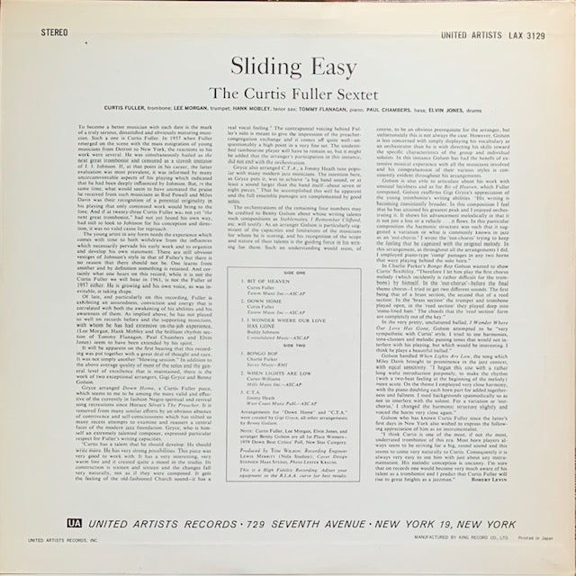 Curtis Fuller - Sliding Easy