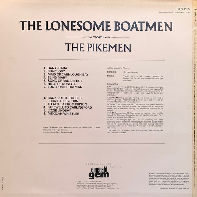 Pikemen - The Lonesome Boatmen