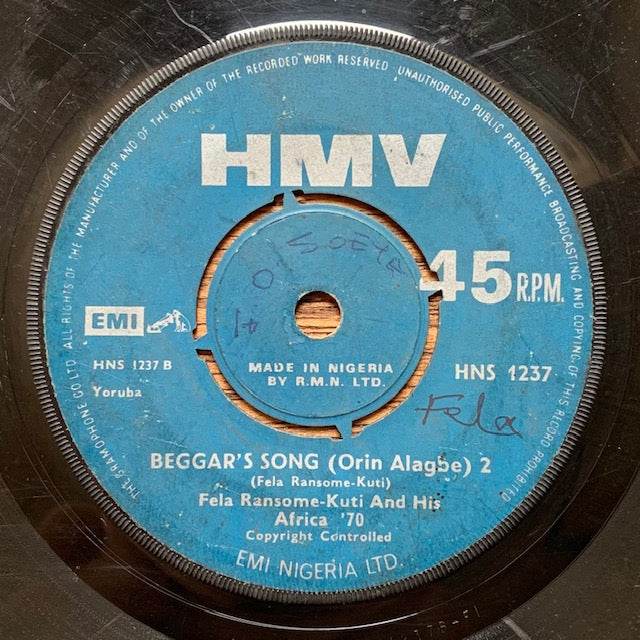 Fela Ransome Kuti And His Nigeria '70 - Beggar's Song (Orin Alagbe)