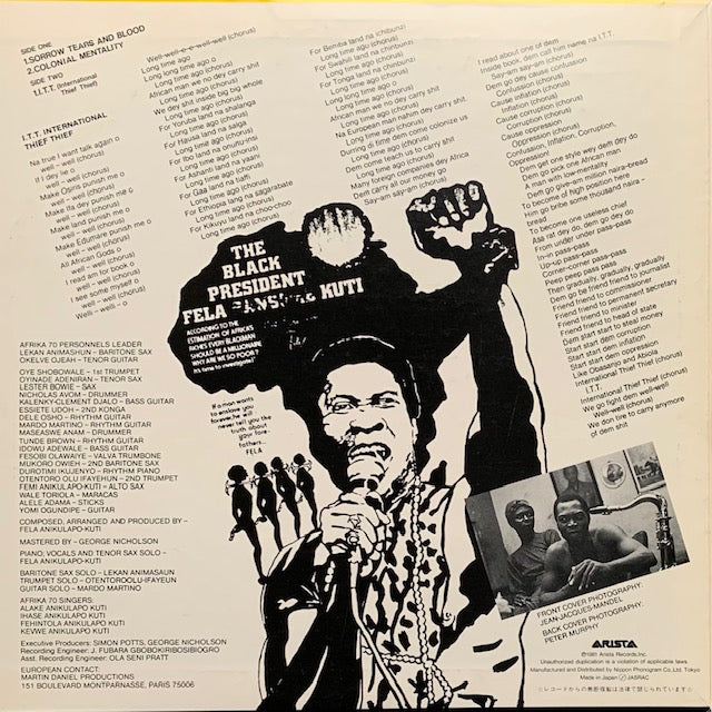Fela Anikulapo Kuti - Black President