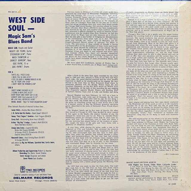 Magic Sam Blues Band - West Side Soul