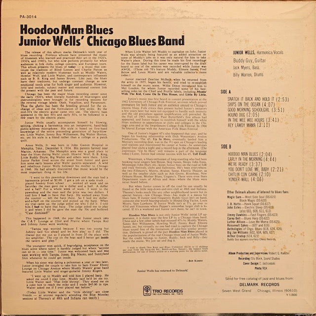 Junior Wells - Hoodoo Man Blues