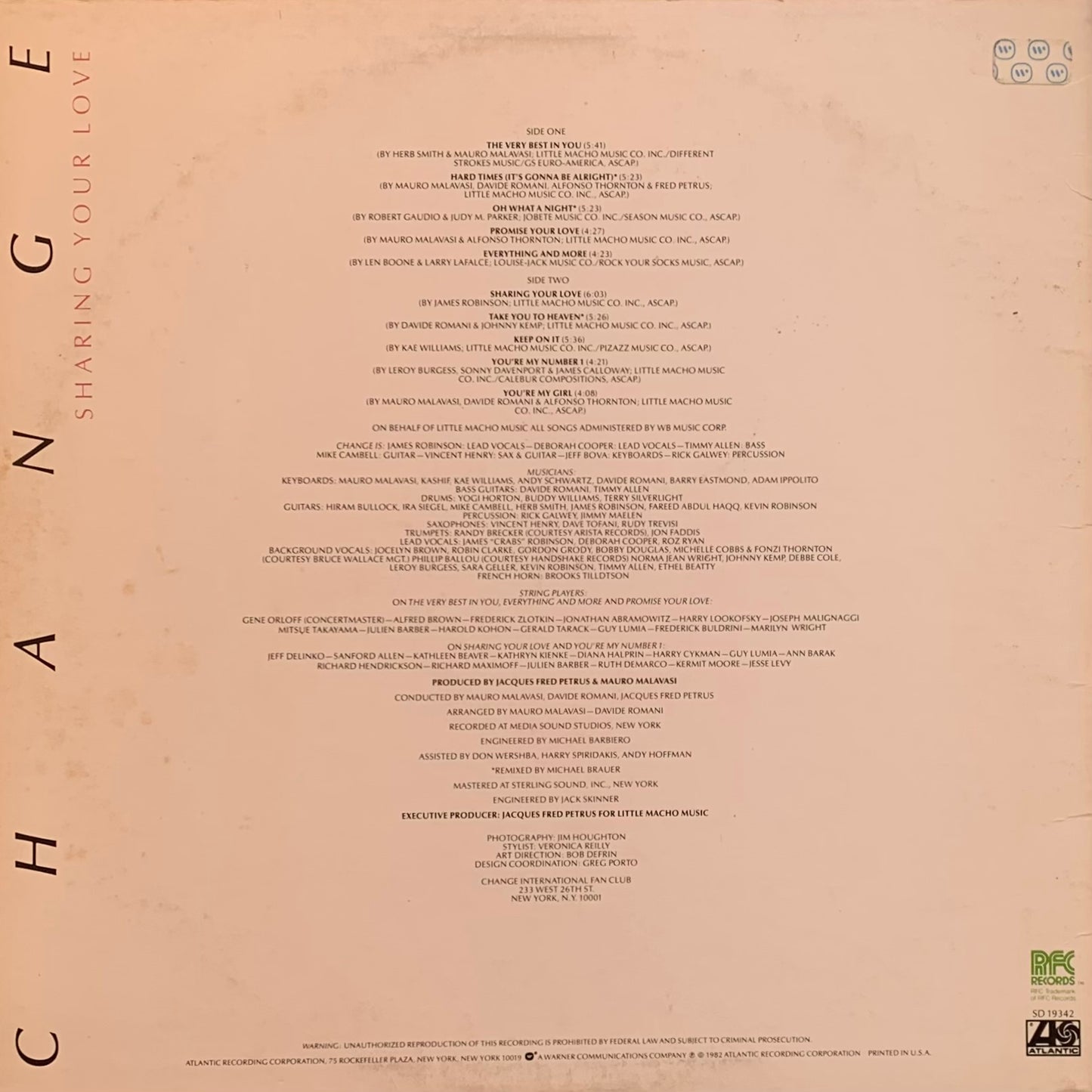 Change - Sharing Your Love