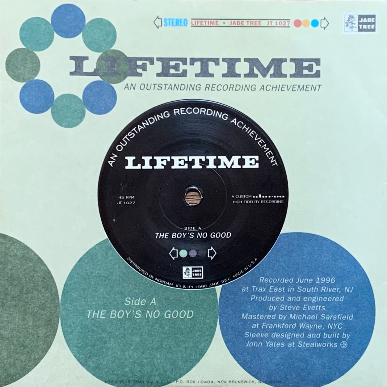 Lifetime - An Outstanding Recording Achievement