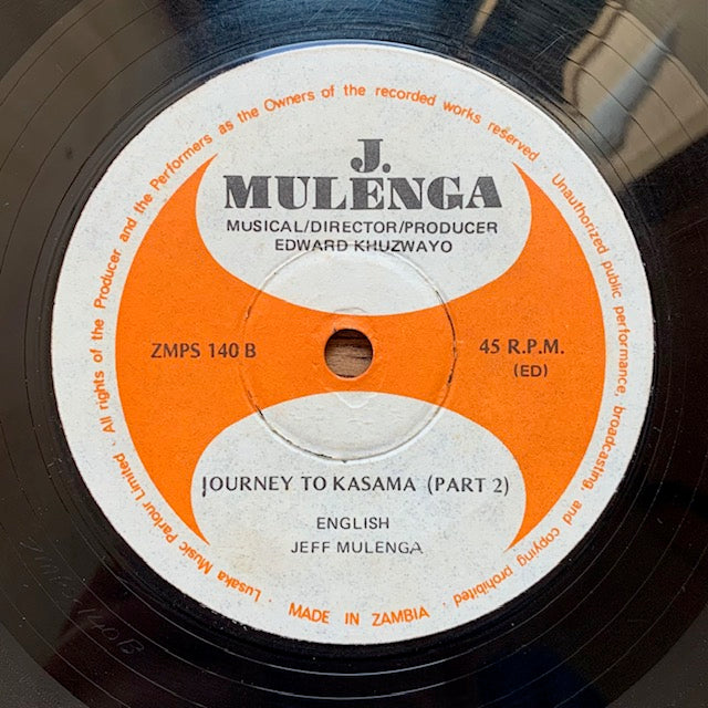 Jeff Mulenga - Journey To Kasama
