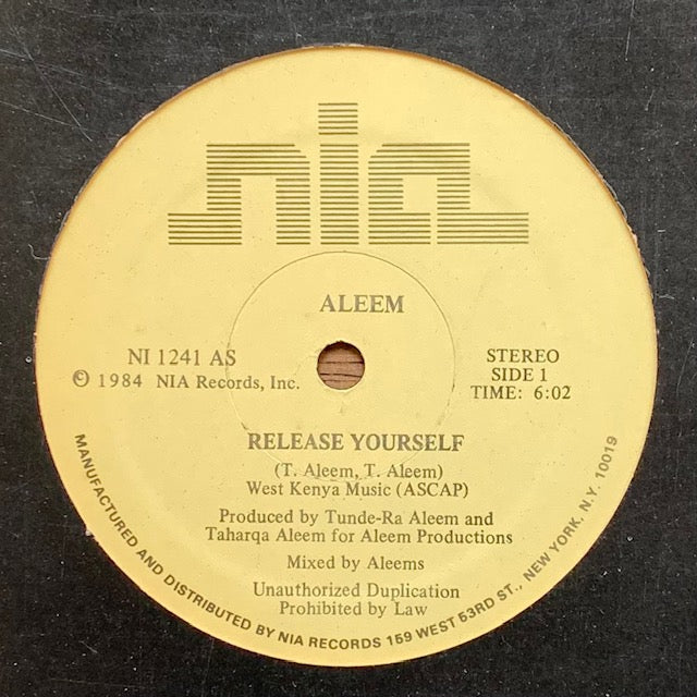 Aleem - Release Yourself