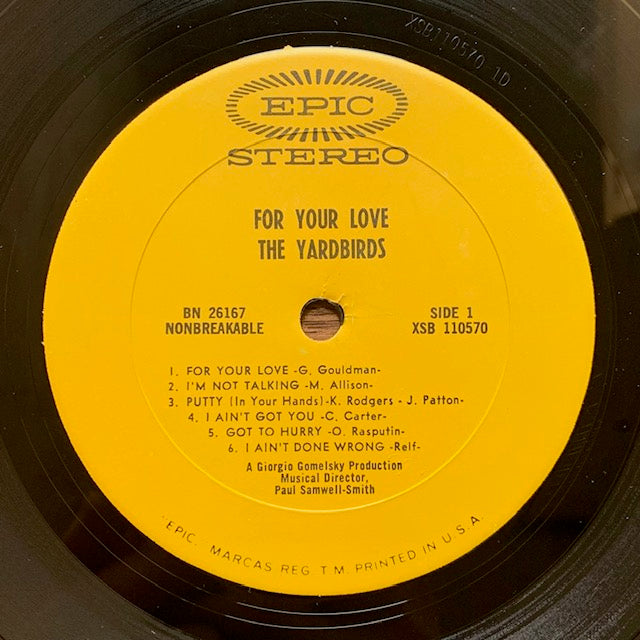 Yardbirds - For Your Love