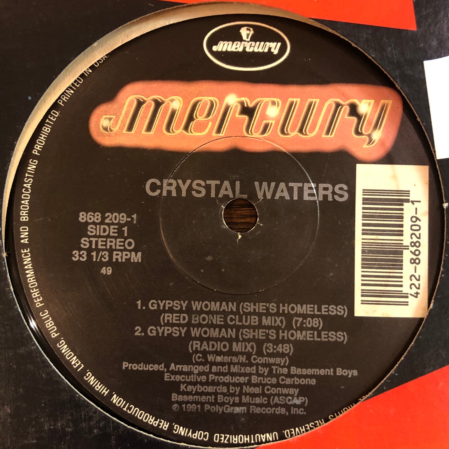 Crystal Waters - Gypsy Woman (She's Homeless)