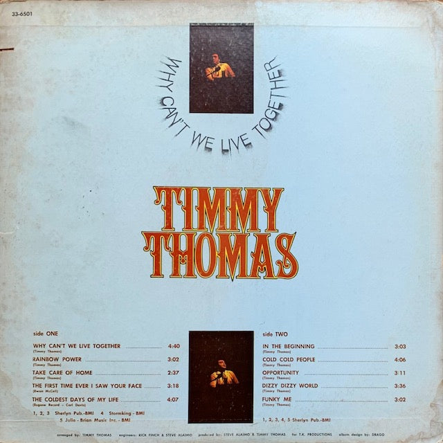 Timmy Thomas - Why Can't We Live Together