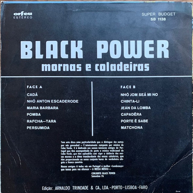 Black Power - Mornas E Coladeiras