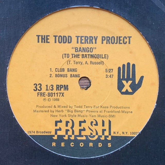 Todd Terry Project - Bango (To The Batmobile)