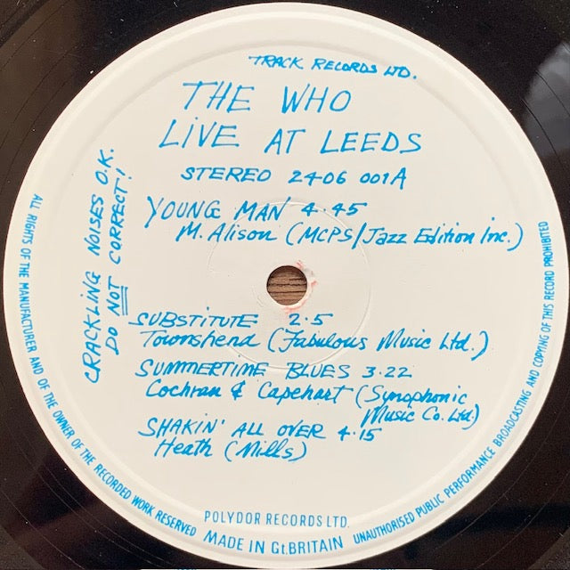 The Who - Live At Leeds