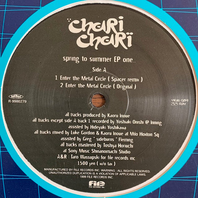 Chari Chari - Spring To Summer EP One...