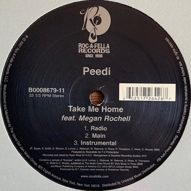 Peedi Crakk - Take Me Home